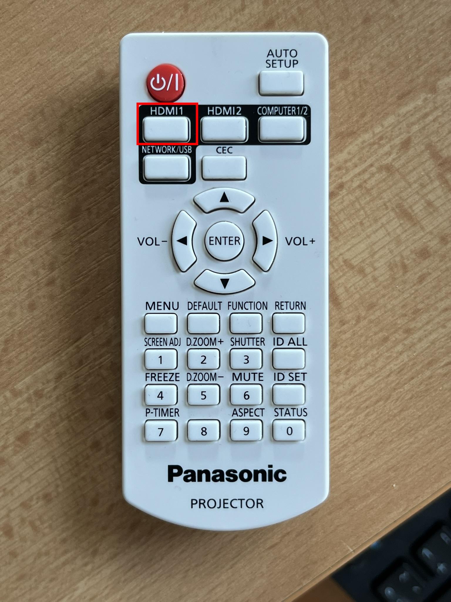 Ovladač projektoru A302 - hdmi1