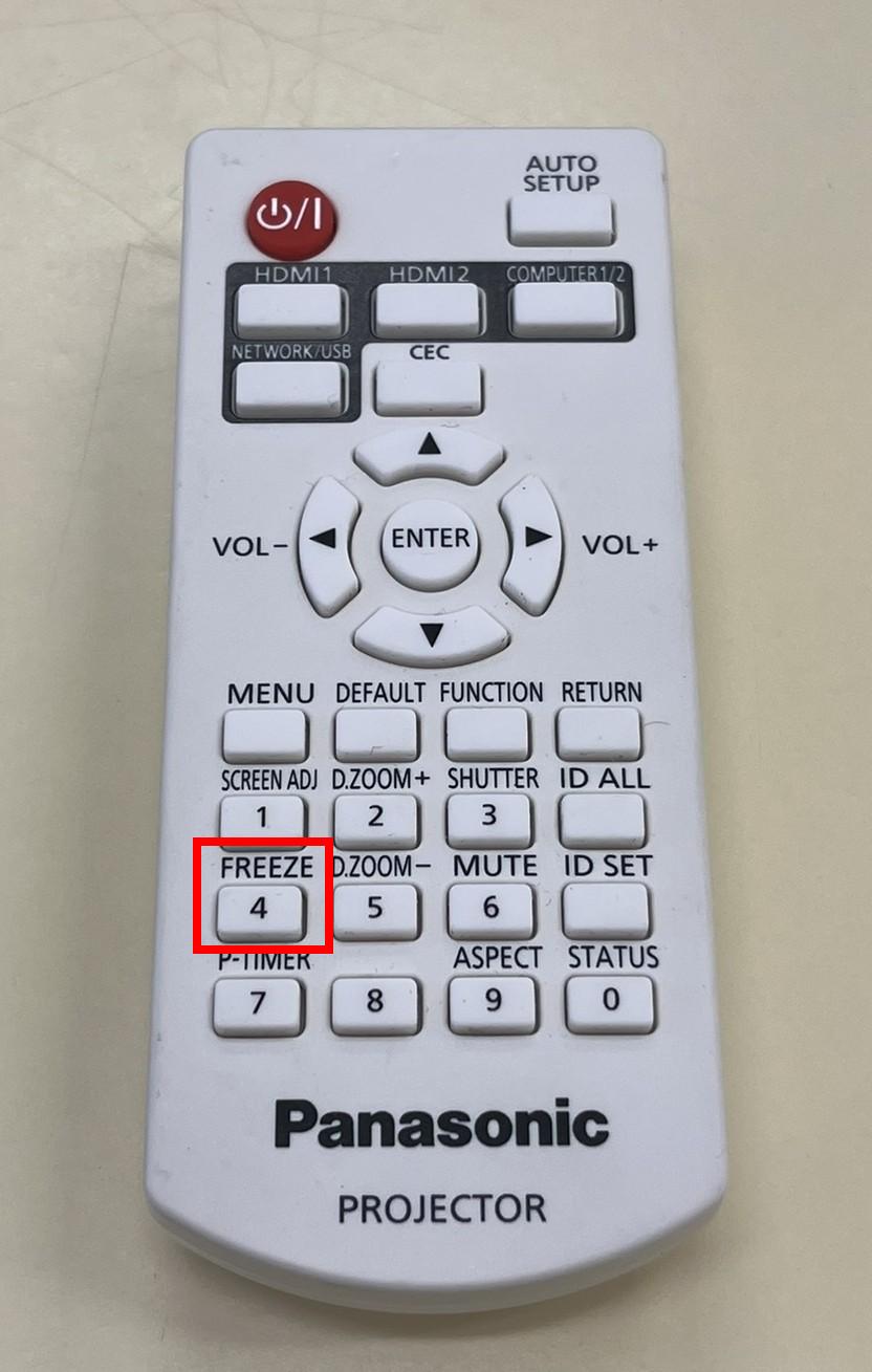 Ovladač projektoru C221 - Freeze