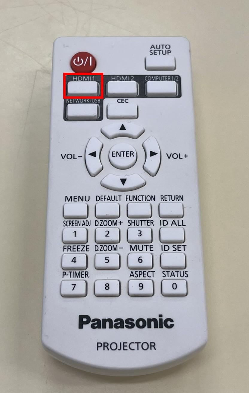 Ovladač projektoru C221 - hdmi1